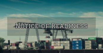 Notice of Readiness cover
